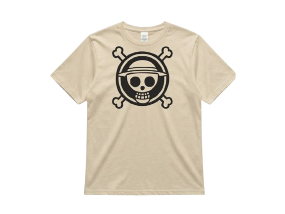 Playera con línea inspirada en anime shonen