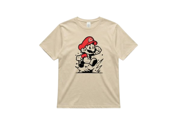 Playera con estampado de cassette vintage